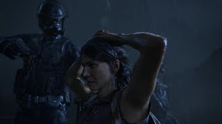 The Last of Us Part I Remake Tess & Joel Kills Two FEDRA Agents Ellie Is Infected Cutscene PS5