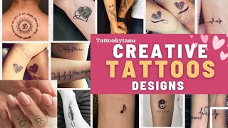 Viral Creative Tattoo Design Ideas || Couple Tattoo, Hand Tattoo, Small Tattoo #viraltattoo