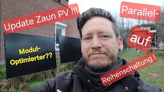 Update Zaun PV Anlage 'Parallelschaltung \