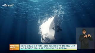 Explorador britânico desce ao ponto mais profundo do oceano