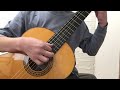 おかピのギターソロ　1 001日目　情熱大陸／classical guitar practice day 1 001