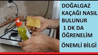 Ocak tamiri ve doğalgaz kaçağı nasıl bulunur? Çok önemli bilgi 1 dk da öğren