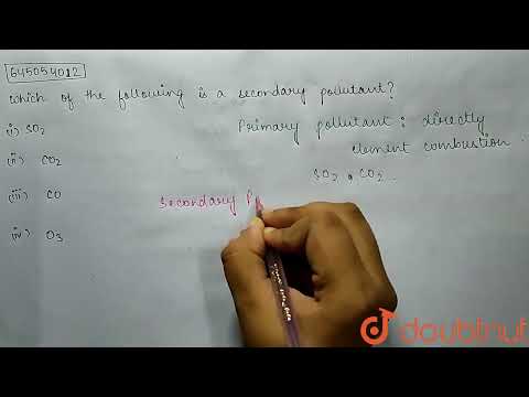 Which of the following is a secondary pollutant PAN aerosol co co2?