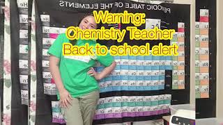 PERIODIC TABLE TAPESTRY | Virtual Classroom Backdrop