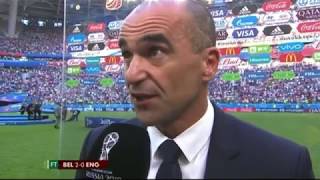 Roberto Martinez interview "My team broke their record" BELGIUM 2 ENGLAND 0