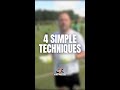 Try these 4 simple goalkeeper techniques.