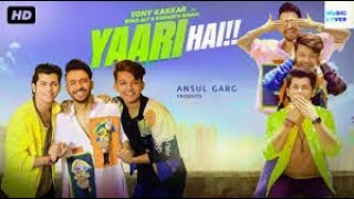 Yaari hai - Tony Kakkar | Siddharth Nigam | Riyaz Aly | Happy Friendship Day |Lyrical Video