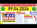 IELTS LISTENING PRACTICE TEST 2024 WITH ANSWERS | 09.04.2024