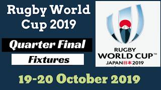 Rugby World Cup 2019 Semifinal Fixtures. World Cup Rugby Points Table