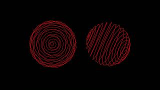 Life of Spiraling Spheres Simulation in Processing
