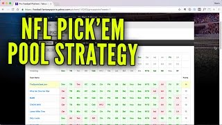 NFL Pick'em Pool Strategy - How To Win