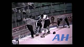 QMJHL Sep. 22, 1996 Frederick Jobin,DRU v Frederic Girard,RIM Drummondville Voltigeurs Rimouski Ocea