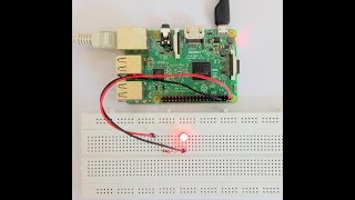 5. Blinking Led with Raspberry pi using python