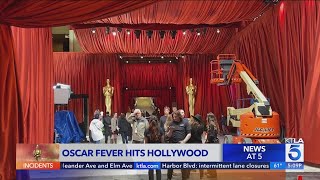 Hollywood getting ready for the 95th Academy Awards, rolling out the champagne carpet