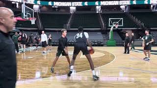 Michigan State Basketball Practice | Tom Izzo | Preseason