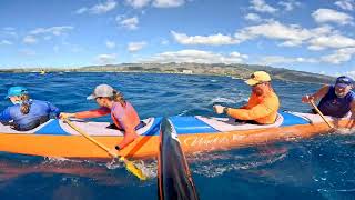 2025 KIRA2 race. Waikiki Yacht Club mixed crew. Hawaii Kai to Kaimana OC6 race