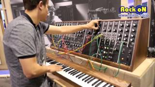 MOOG System 55 demonstration : NAMM2015 by RockoN