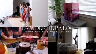 LA WORK TRIP VLOG | bts fitness photoshoot with ONER ACTIVE