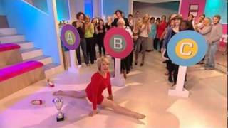 Fern Britton does the splits on her show - 12th April 2011