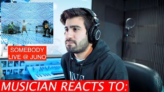 Jacob Restituto Reacts To Justin Bieber - Somebody (Live JUNO)