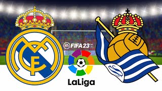 Real Madrid vs Real Sociedad (LaLiga Santander) Fifa 23 Gameplay Highlights (No Commentary)