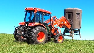 Kioti RX7320 Tractor Using ALL The Attachments In One Day