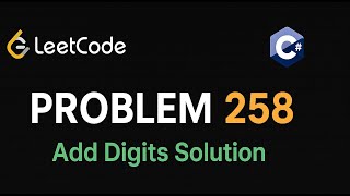 LeetCode 258 | Add digits | Easy | Efficient Solution Explained |