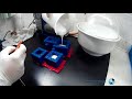 mould casting with vacuum chamber stampi in gomma con il sottovuoto