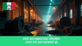 Crisi dell'Industria Italiana: Cosa Sta Succedendo? 📉