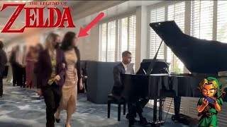 I played a Zelda Piano Medley at a wedding