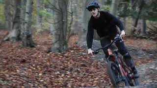 Riding QECP's blue MTB trail with SeBR