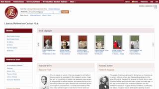 Introduction to Literary Reference Center Plus