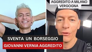 Giovanni Vernia sventa un borseggio nella metro di Milano e viene aggredito: il racconto sui social!