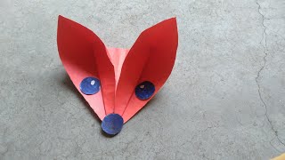 कागज का लोमड़ी बनाए!  how to make paper fox