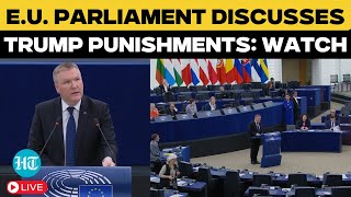 LIVE: EU Parliament Discusses Trump's Punishing Sanctions On ICC | Israel, Gaza, Netanyahu Warrant