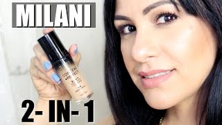 Milani 2 in 1 Foundation - Review \u0026 Demo!