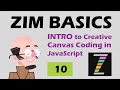 ZIM Basics 10 - How to Apply Events on the HTML 5 Canvas with JavaScript and ZIMjs