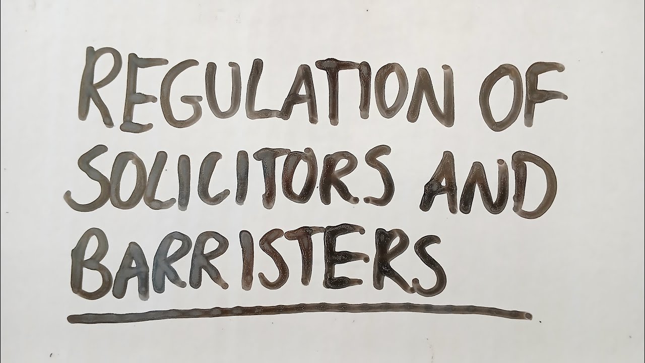 A Level Law Ocr Paper 1 Els Regulation Of Solicitors And