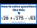 Simplifying Surds | How to Simplify Surds in Mathematics