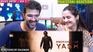Pakistani Couple Reacts To Rocky Entry | KGF 2 | Rocking Star Yash | Srinidhi Shetty | Prashant Neel