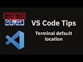 VS Code tips — Show terminals as editors by default