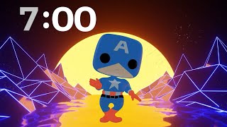 7 Minute Countdown Timer - Hero Dance