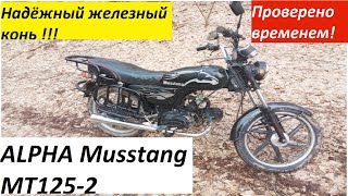 Альфа мопед MUSSTANG MT 125-2.Надёжный железный конь!!!Проверено временем!