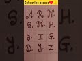 beautifulhandwriting shortsviral shortvideos trendingshorts art cute name letters♥️👍👍👍👍