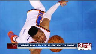 Thunder fans react to Westbrook being traded