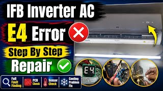 IFB Inverter AC E4 Error Full Solution 🔧 | Step By Step Repair in Hindi