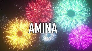 Joyeux Anniversaire Amina R