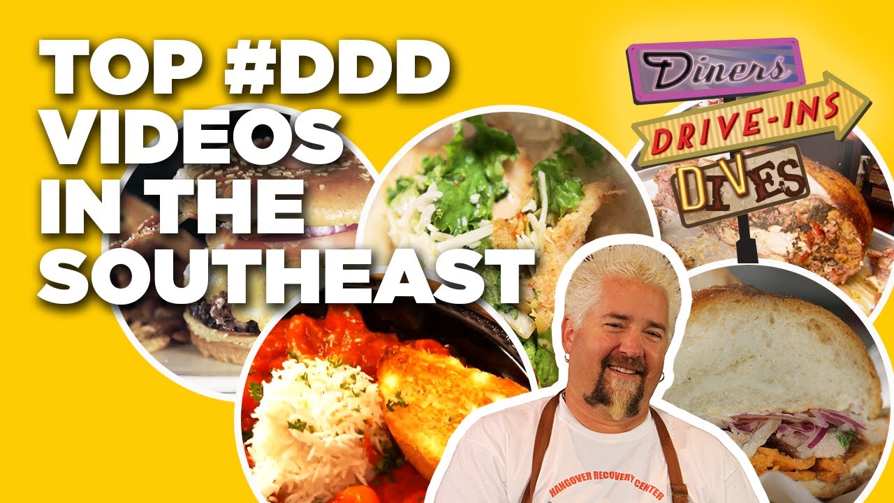 Top Ddd Videos In The Southeast With Guy Fieri Diners Drive Ins