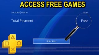 How to get free PS PLUS - Monthly Games