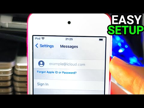 How do you use iMessage on iPod touch 6?